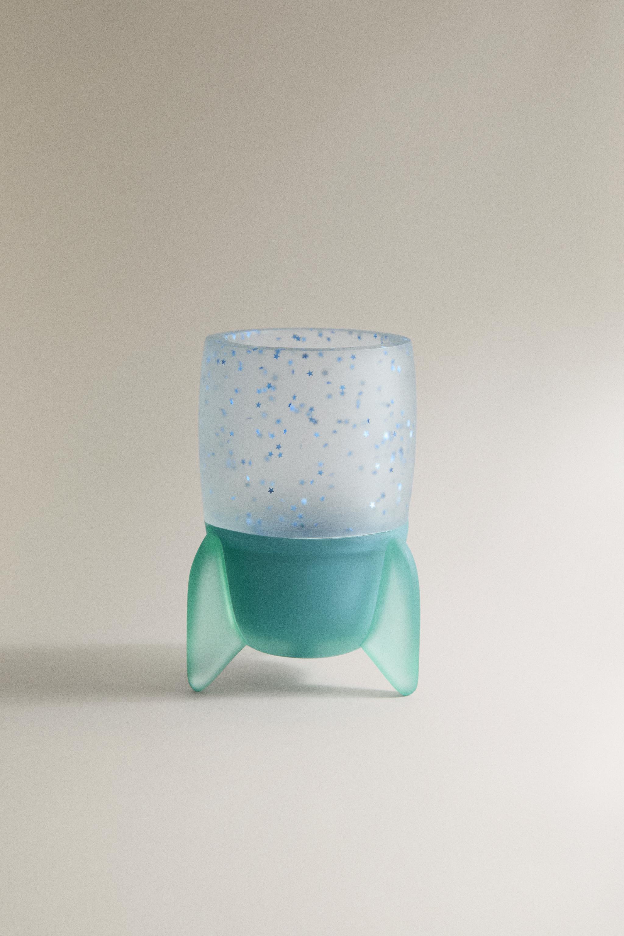 VERRE PORTE-BROSSES À DENTS ENFANT NAVETTE SPATIALE